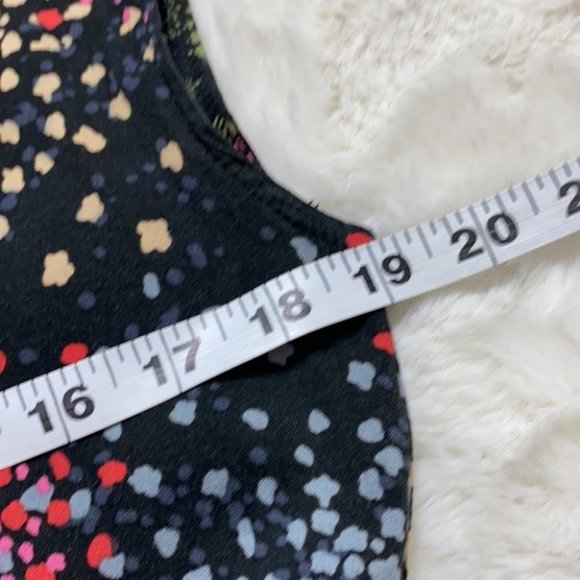 COPY - Anthropologie Tulle V Neck Retro Style Fireworks Mini Dress Black Size M… - Picture 9 of 13